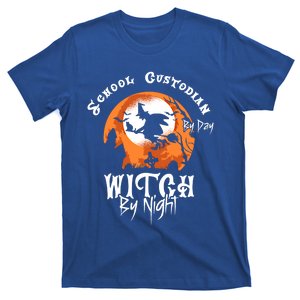 Halloween Witch And School Custodian Great Gift T-Shirt