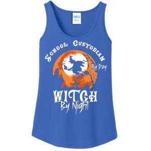 Halloween Witch And School Custodian Great Gift Ladies Essential Tank