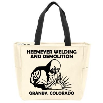 Heemeyer Welding And Demolition Grandby Colorado Zip Tote Bag
