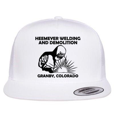 Heemeyer Welding And Demolition Grandby Colorado Flat Bill Trucker Hat