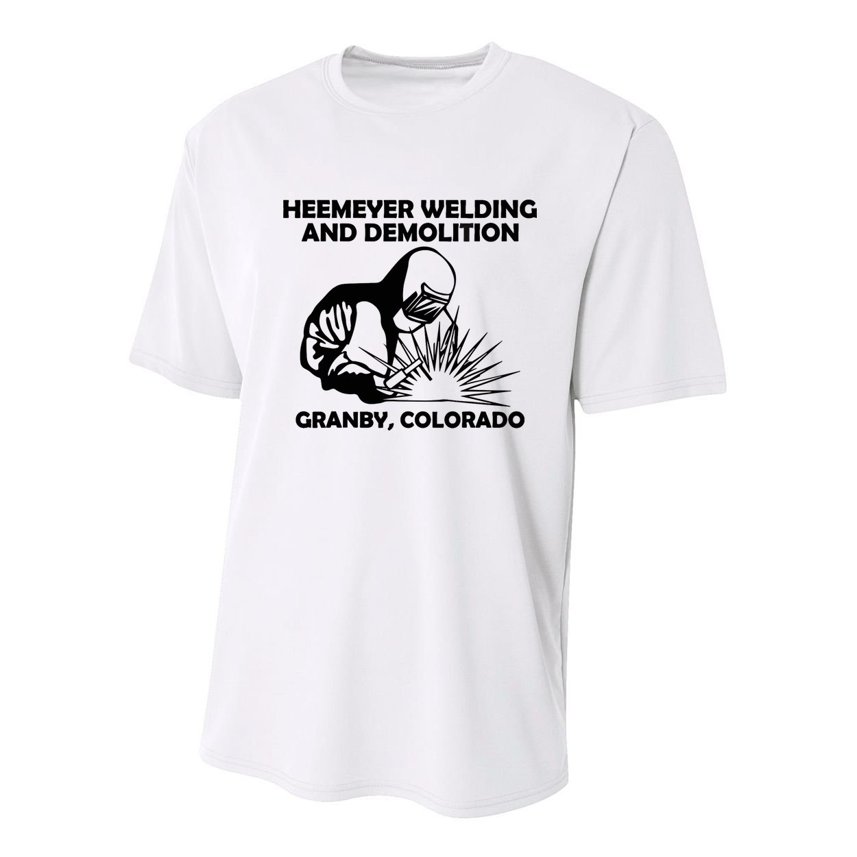 Heemeyer Welding And Demolition Grandby Colorado Youth Performance Sprint T-Shirt