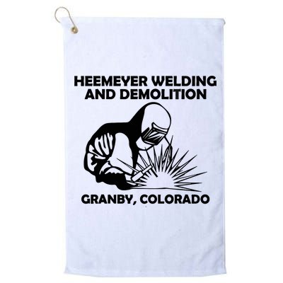 Heemeyer Welding And Demolition Grandby Colorado Golf Towel