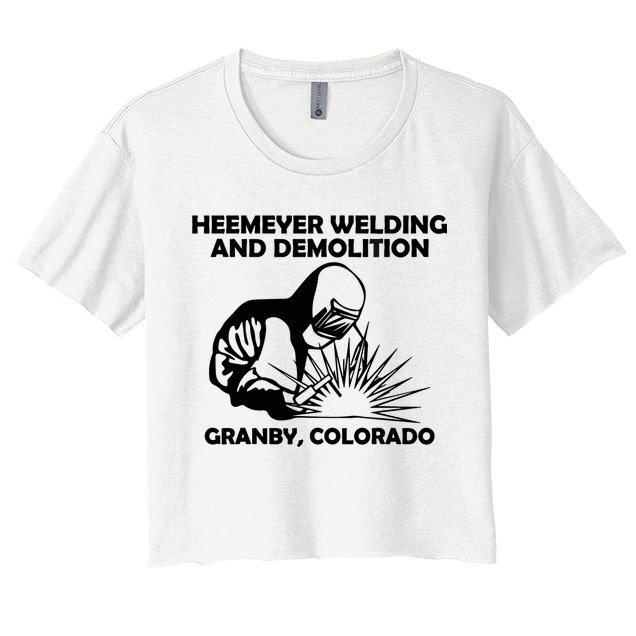 Heemeyer Welding And Demolition Grandby Colorado Crop Top