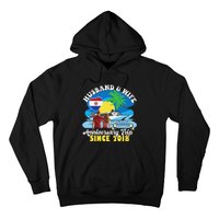 Husband & Wife Anniversary Trip Since 2018 Paraguay Hoodie