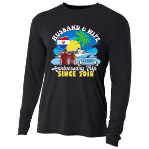 Husband & Wife Anniversary Trip Since 2018 Paraguay Cooling Performance Long Sleeve Crew