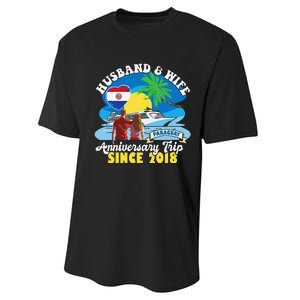 Husband & Wife Anniversary Trip Since 2018 Paraguay Performance Sprint T-Shirt