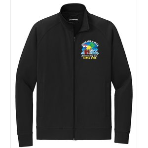 Husband & Wife Anniversary Trip Since 2018 Paraguay Stretch Full-Zip Cadet Jacket