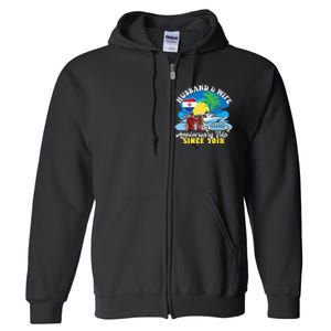 Husband & Wife Anniversary Trip Since 2018 Paraguay Full Zip Hoodie