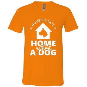 Home Without A Dog V-Neck T-Shirt