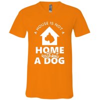 Home Without A Dog V-Neck T-Shirt