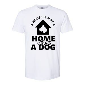 Home Without A Dog Softstyle CVC T-Shirt