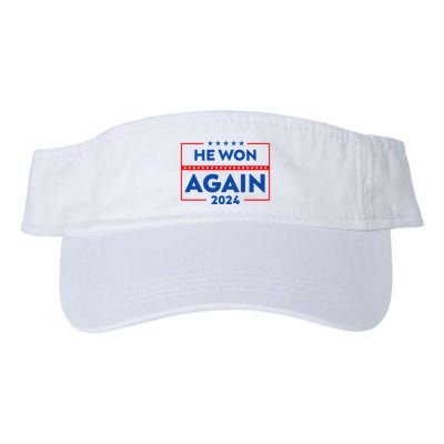 He Won Again Donald Trump Visor
