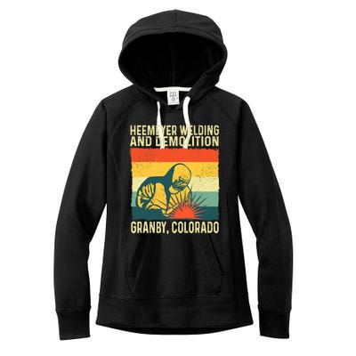 Heemeyer Welding And Demolition Grandby Colorado Women's Fleece Hoodie