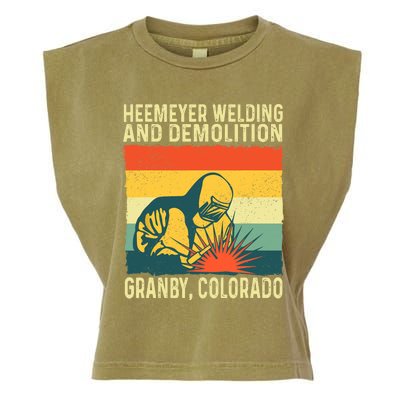 Heemeyer Welding And Demolition Grandby Colorado Garment-Dyed Women's Muscle Tee