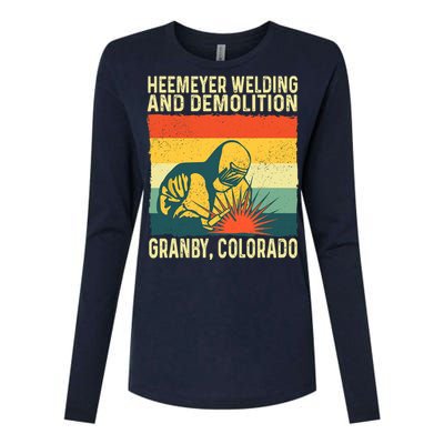 Heemeyer Welding And Demolition Grandby Colorado Womens Cotton Relaxed Long Sleeve T-Shirt