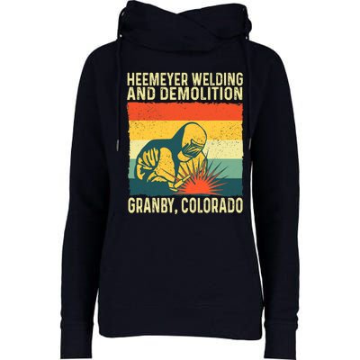 Heemeyer Welding And Demolition Grandby Colorado Womens Funnel Neck Pullover Hood