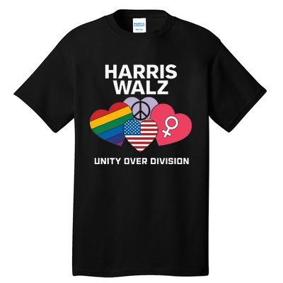 Harris Walz A Vote For Unity Tall T-Shirt