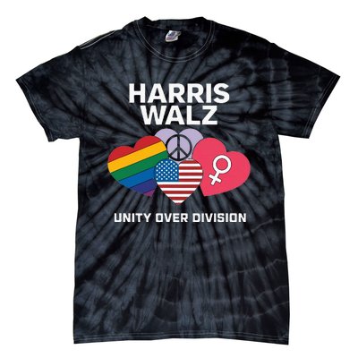 Harris Walz A Vote For Unity Tie-Dye T-Shirt