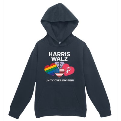 Harris Walz A Vote For Unity Urban Pullover Hoodie