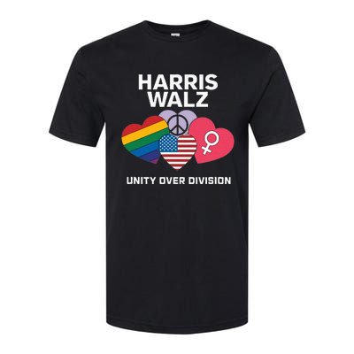 Harris Walz A Vote For Unity Softstyle CVC T-Shirt