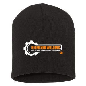 Heemeyer Welding And Demolition Grandby Colorado Fun Welder Short Acrylic Beanie