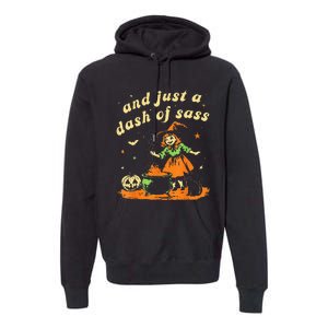 Halloween Witch And Just A Dash Of Sass Premium Hoodie