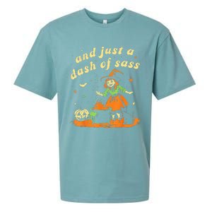 Halloween Witch And Just A Dash Of Sass Sueded Cloud Jersey T-Shirt