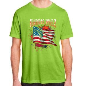 Harris Walz American Flag Gift Adult ChromaSoft Performance T-Shirt