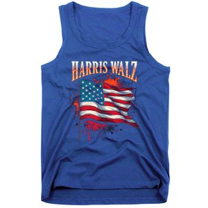 Harris Walz American Flag Gift Tank Top