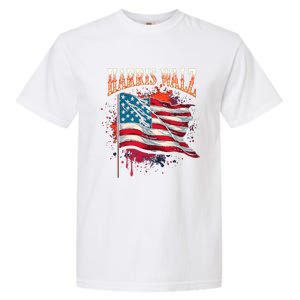 Harris Walz American Flag Gift Garment-Dyed Heavyweight T-Shirt