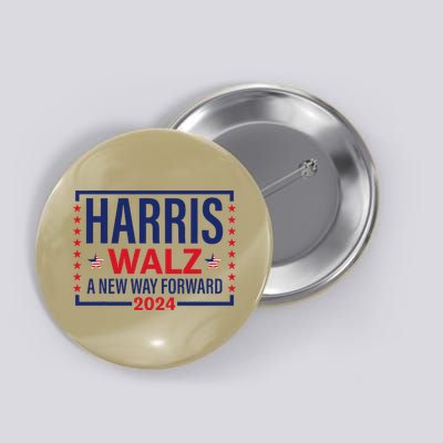 Harris Walz A New Way Forward 2024 Button