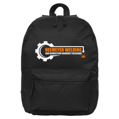 Heemeyer Welding And Demolition Grandby Colorado Fun Welder 16 in Basic Backpack