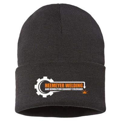 Heemeyer Welding And Demolition Grandby Colorado Fun Welder Sustainable Knit Beanie