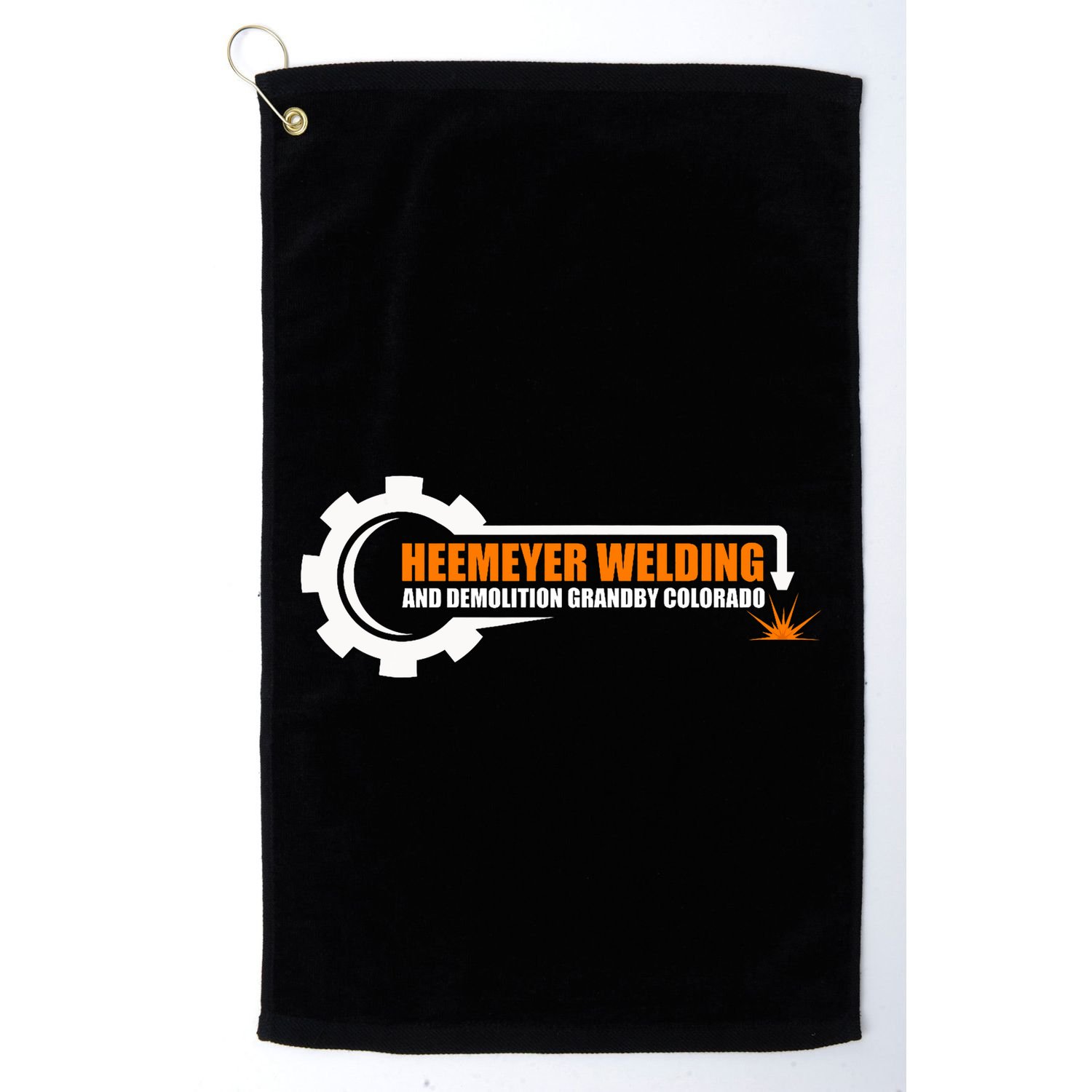 Heemeyer Welding And Demolition Grandby Colorado Fun Welder Golf Towel