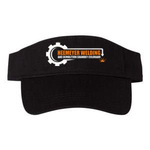 Heemeyer Welding And Demolition Grandby Colorado Fun Welder Valucap Bio-Washed Visor