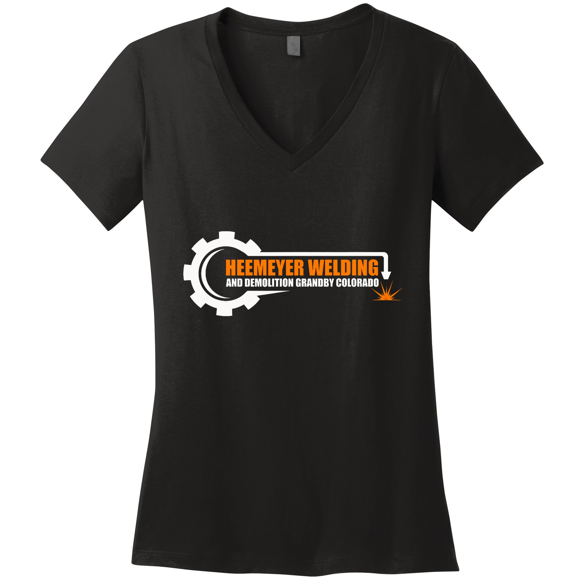 Heemeyer Welding And Demolition Grandby Colorado Fun Welder Women's V-Neck T-Shirt