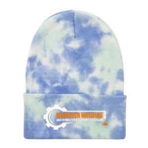 Heemeyer Welding And Demolition Grandby Colorado Fun Welder Tie Dye 12in Knit Beanie