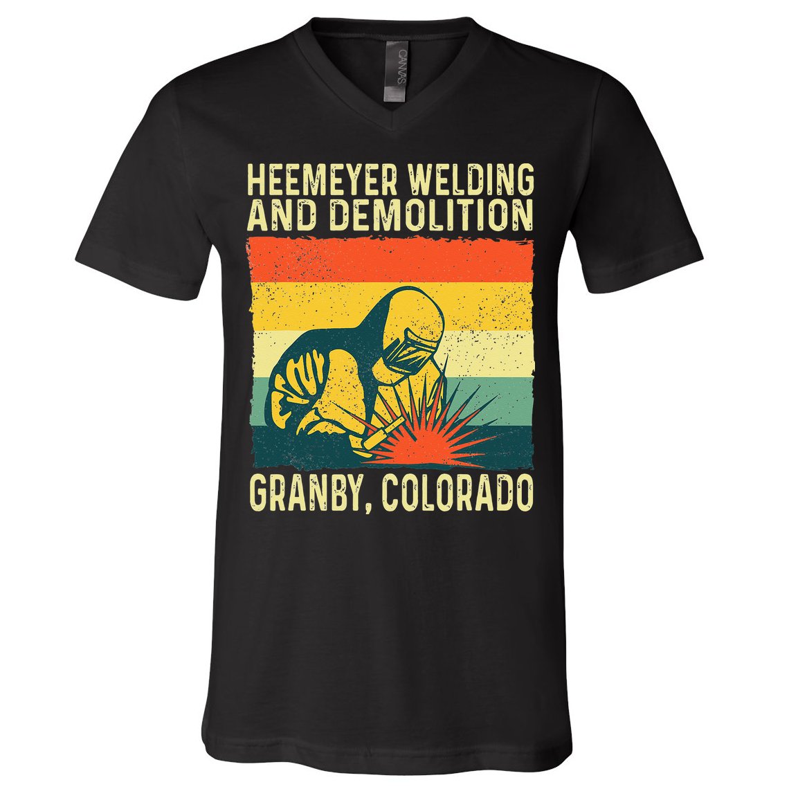 Heemeyer Welding And Demolition Grandby Colorado V-Neck T-Shirt