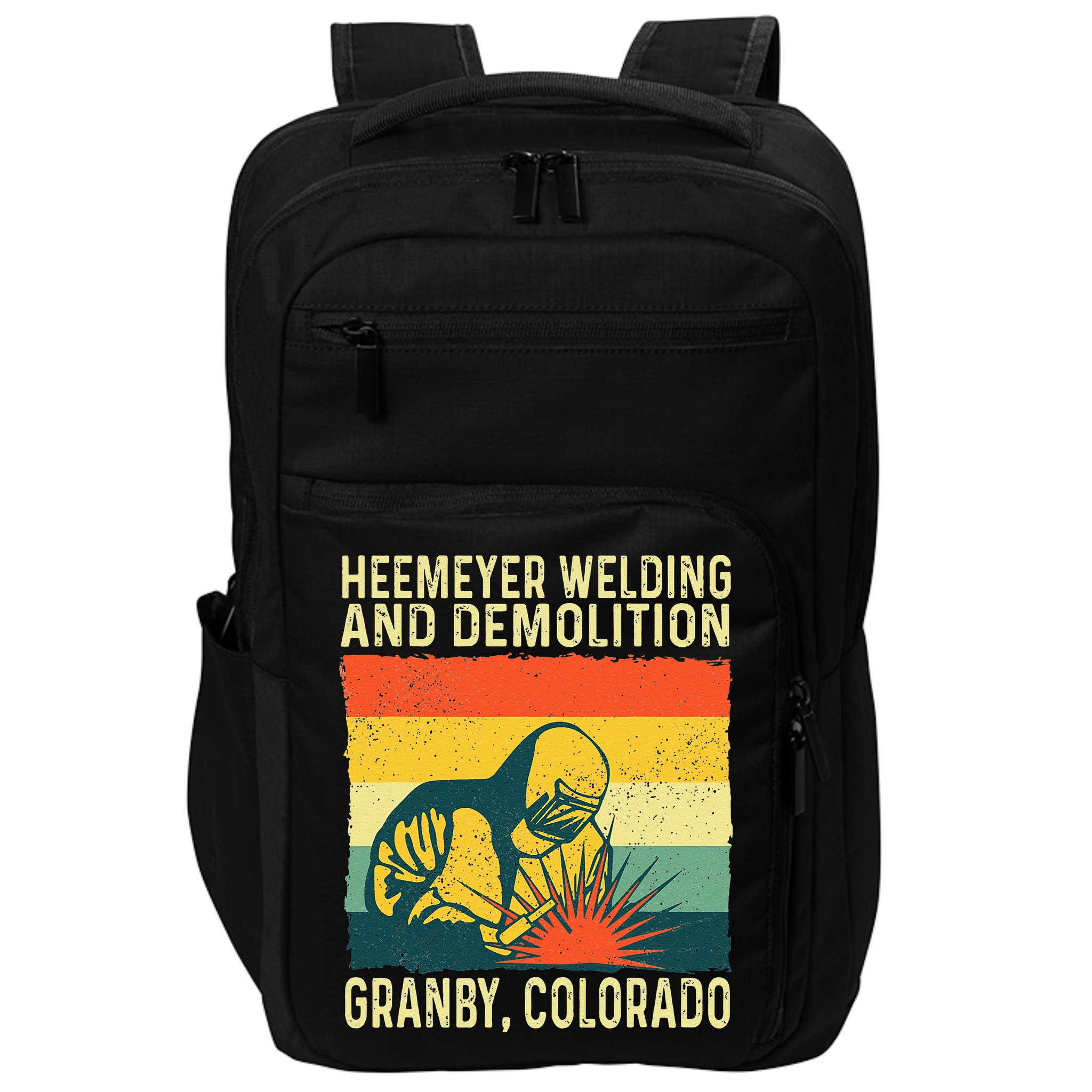 Heemeyer Welding And Demolition Grandby Colorado Impact Tech Backpack