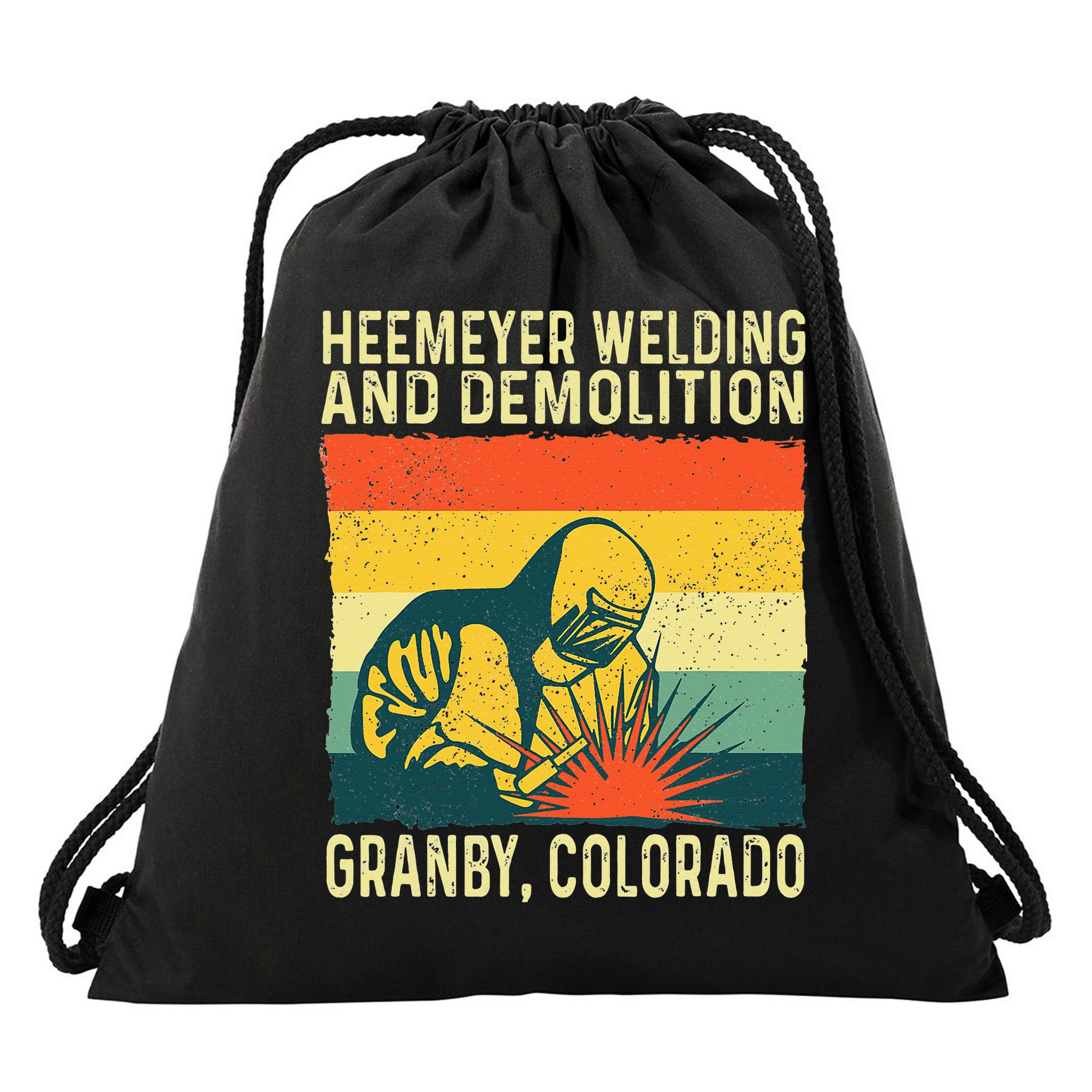 Heemeyer Welding And Demolition Grandby Colorado Drawstring Bag