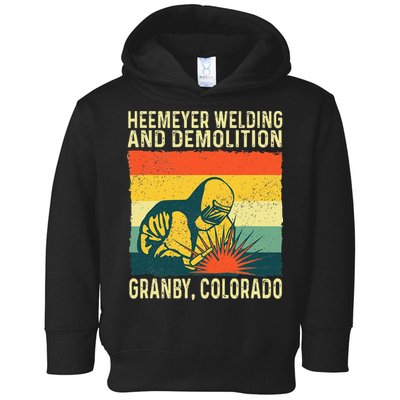 Heemeyer Welding And Demolition Grandby Colorado Toddler Hoodie