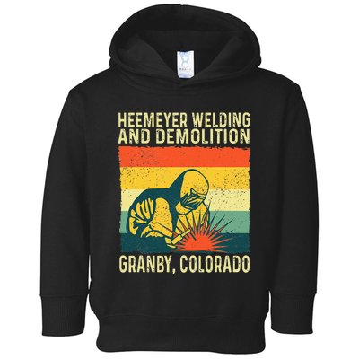 Heemeyer Welding And Demolition Grandby Colorado Toddler Hoodie