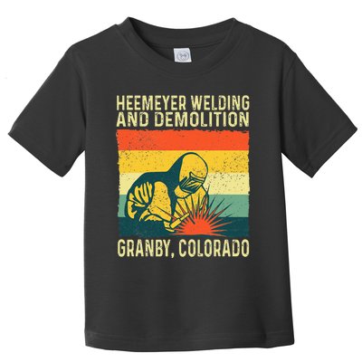 Heemeyer Welding And Demolition Grandby Colorado Toddler T-Shirt