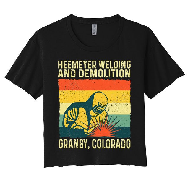 Heemeyer Welding And Demolition Grandby Colorado Crop Top