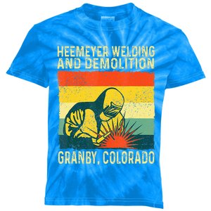 Heemeyer Welding And Demolition Granby Kids Tie-Dye T-Shirt