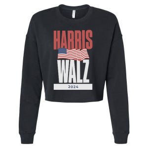 Harris Walz And Kamala Harris 2024 Cropped Pullover Crew