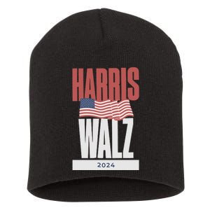 Harris Walz And Kamala Harris 2024 Short Acrylic Beanie