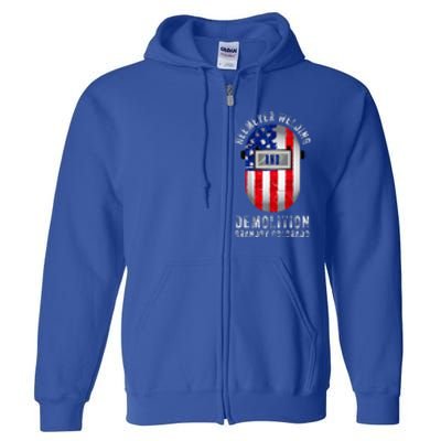 Heemeyer Welding And Demolition Grandby Colorado Welder Full Zip Hoodie