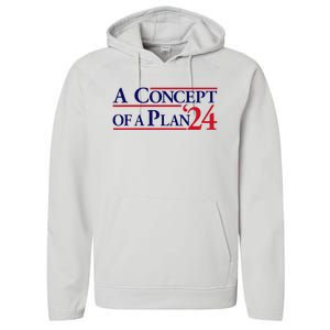 Harris Walz A Concept Of A Plan Performance Fleece Hoodie