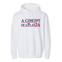 Harris Walz A Concept Of A Plan Garment-Dyed Fleece Hoodie